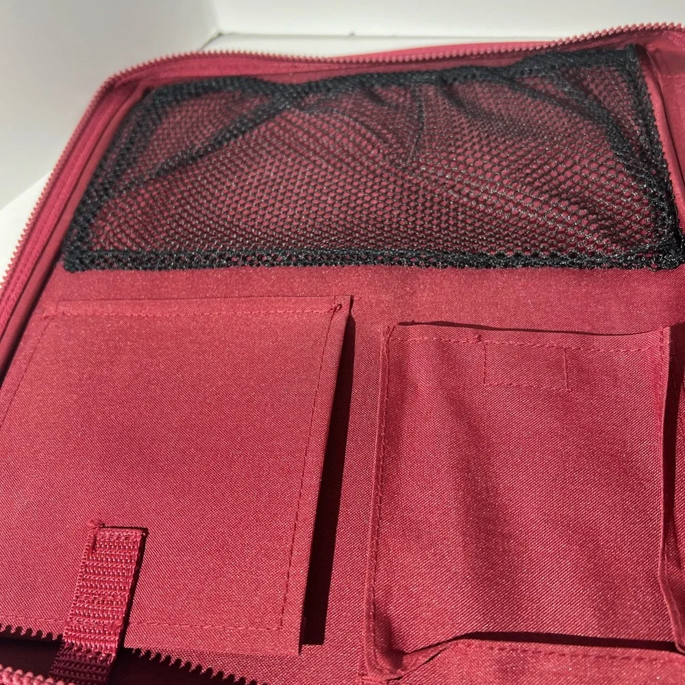 Vintage Starter Zip-up Agenda Binder Organizer W/ Pencil‎ Pouch Brand new